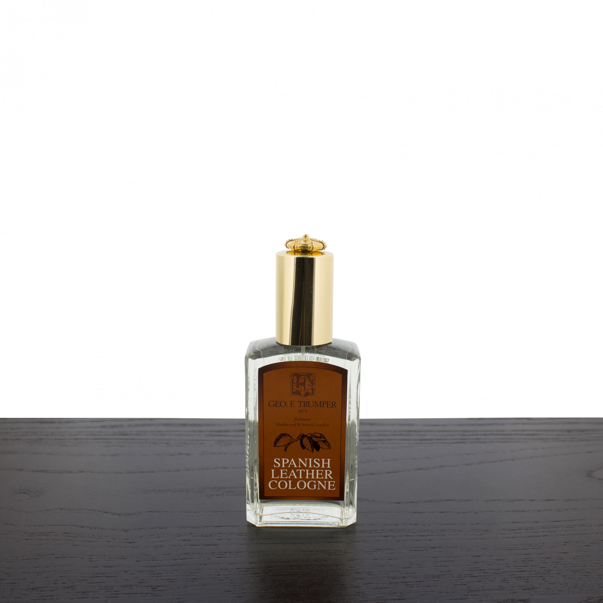 Geo F Trumper Spanish Leather Cologne, 50ml Glass Bottle with